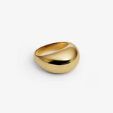 Bague dôme or